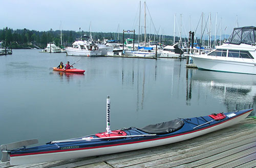 Government Sales - USCG Auxilliary Kayak outfitted with a Shine Micro transponder for MDA